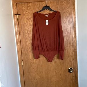 Burnt Orange bodysuit
